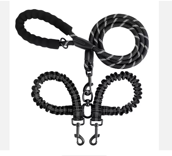 Black Dual Leash