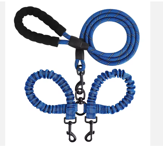Blue Dual Leash