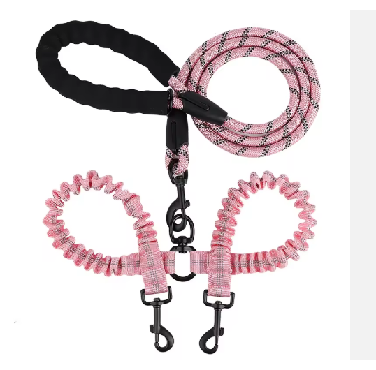 Pink Dual Leash